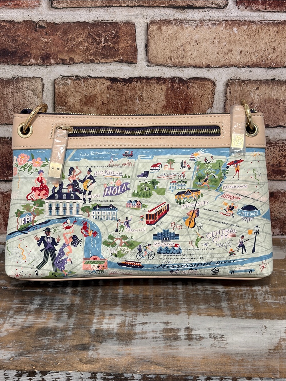 Spartina 449 New Orleans Crossbody Bag - NWT - Picture 7 of 12